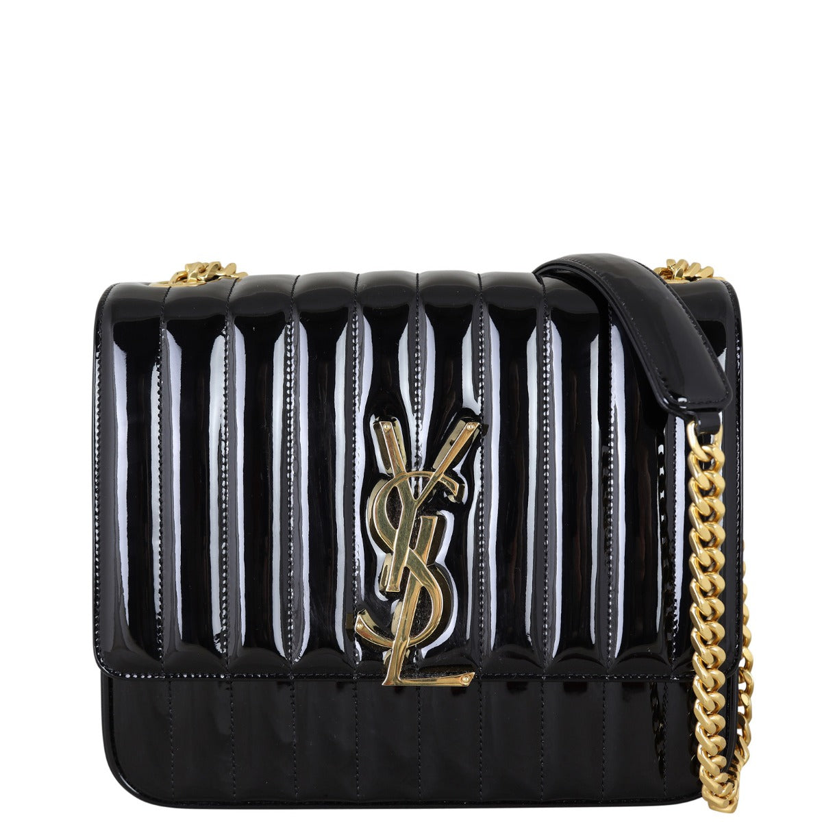 Saint Laurent Vicky Large Patent