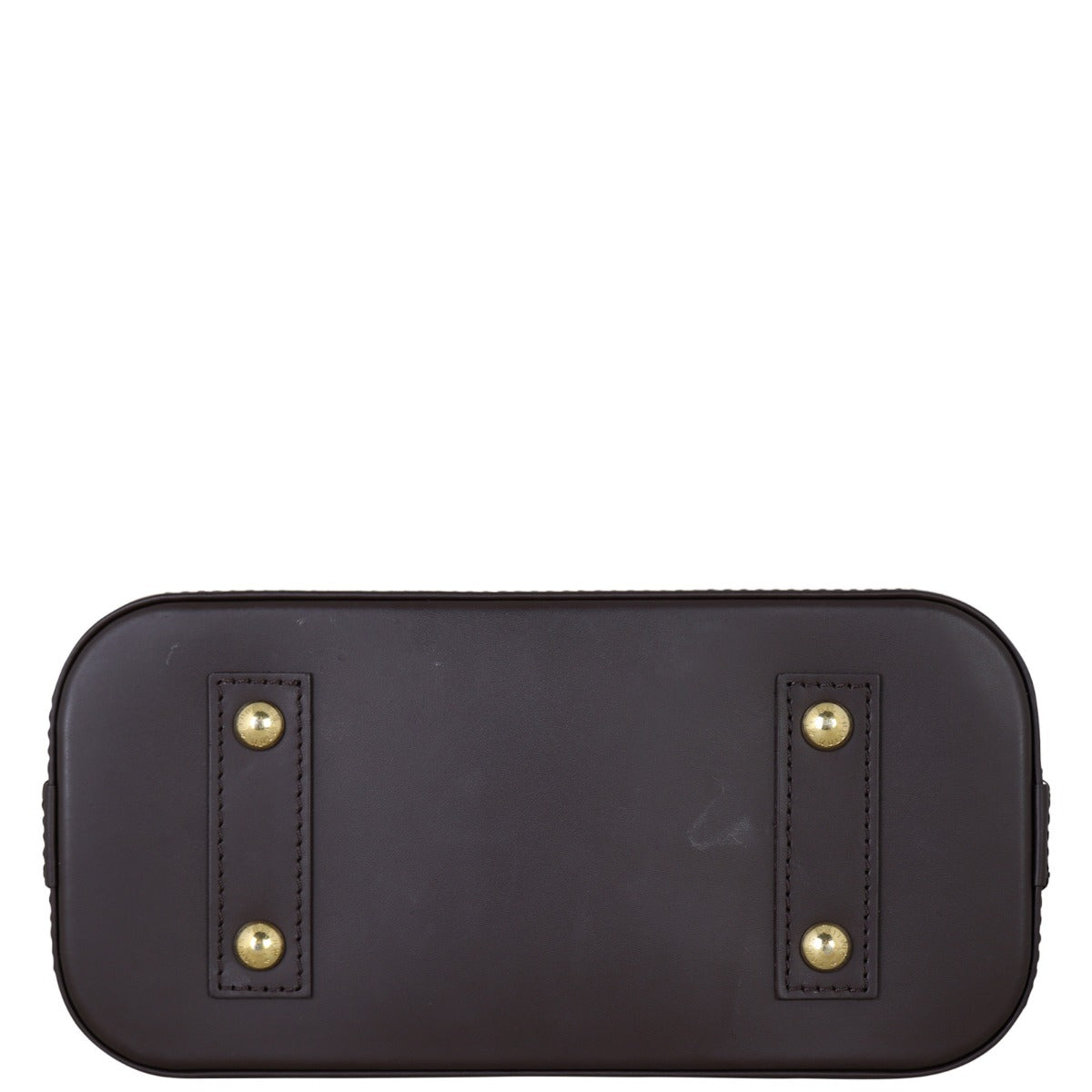 Louis Vuitton Alma BB Damier Ebene |  Calfskin Leather Trim