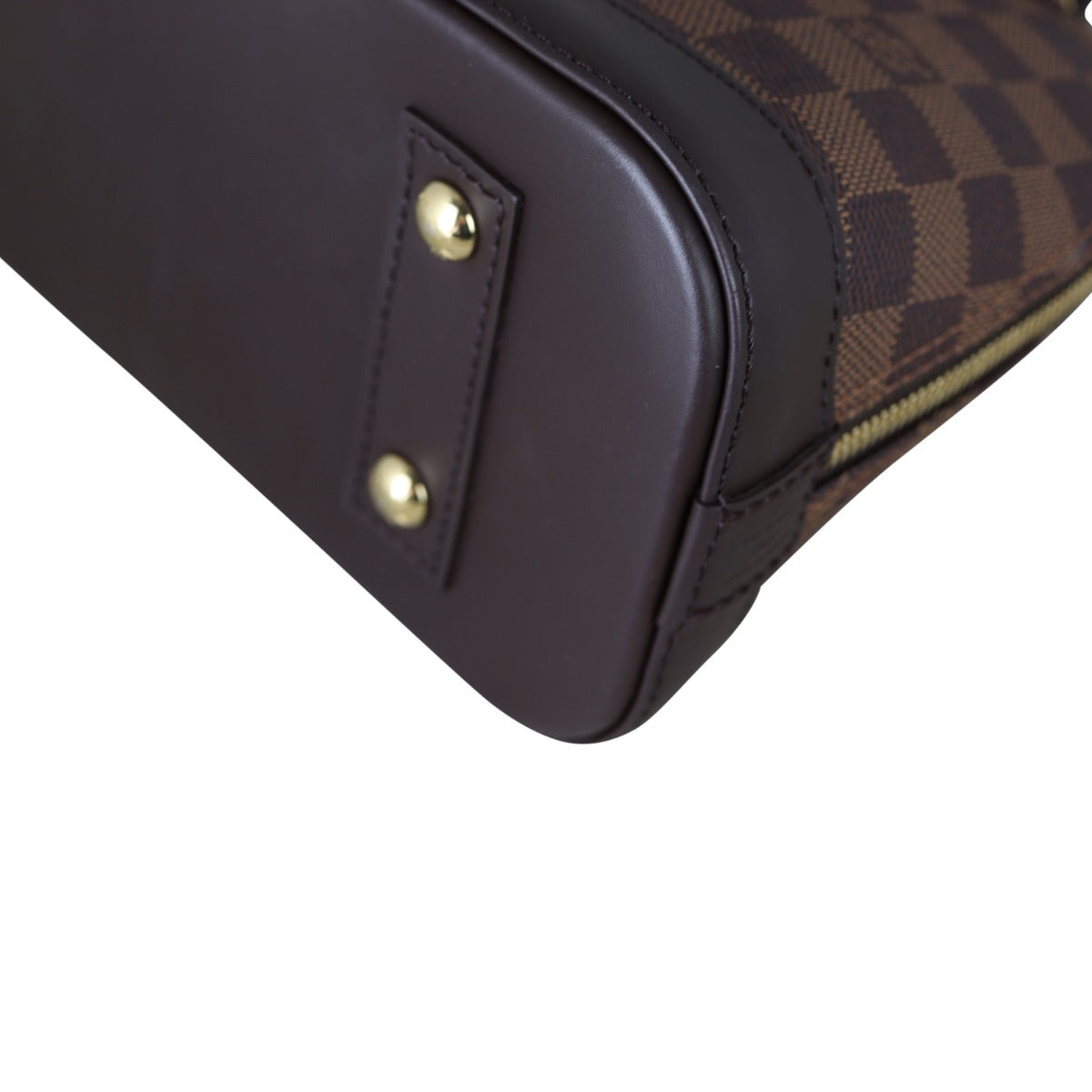 Louis Vuitton Alma BB Damier Ebene |  Calfskin Leather Trim