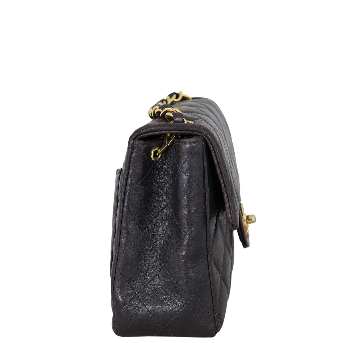 Chanel Classic Flap Mini Square | Black Quilted Lambskin