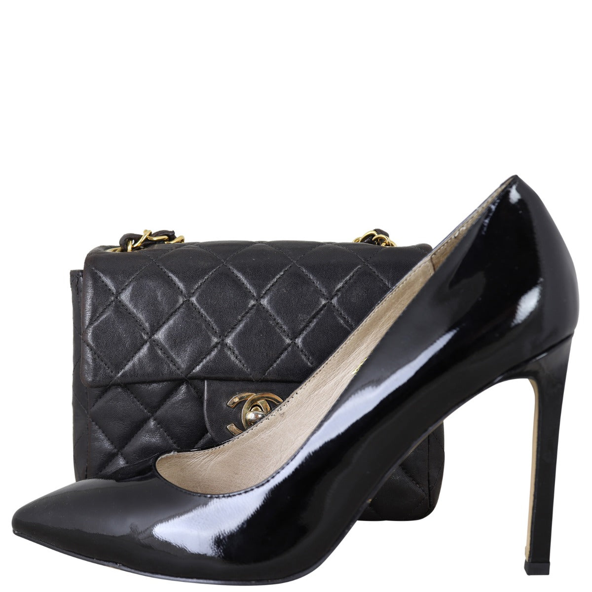 Chanel Classic Flap Mini Square | Black Quilted Lambskin