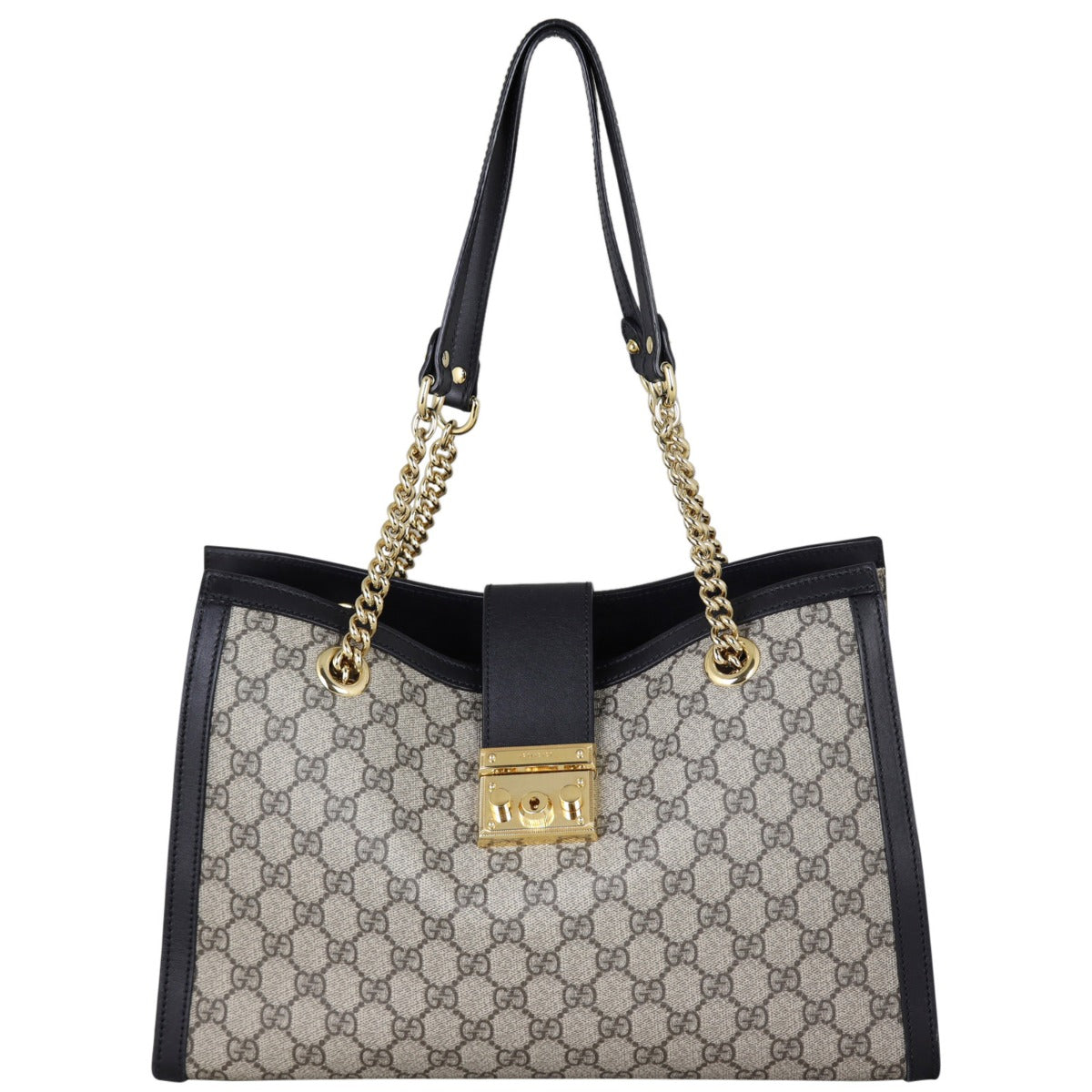 Gucci GG Supreme Padlock Tote Medium