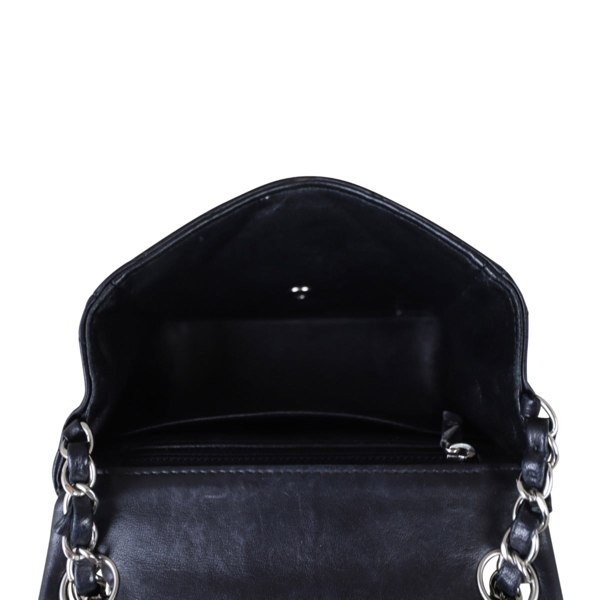 Chanel Classic Flap Mini Square | Black Lambskin