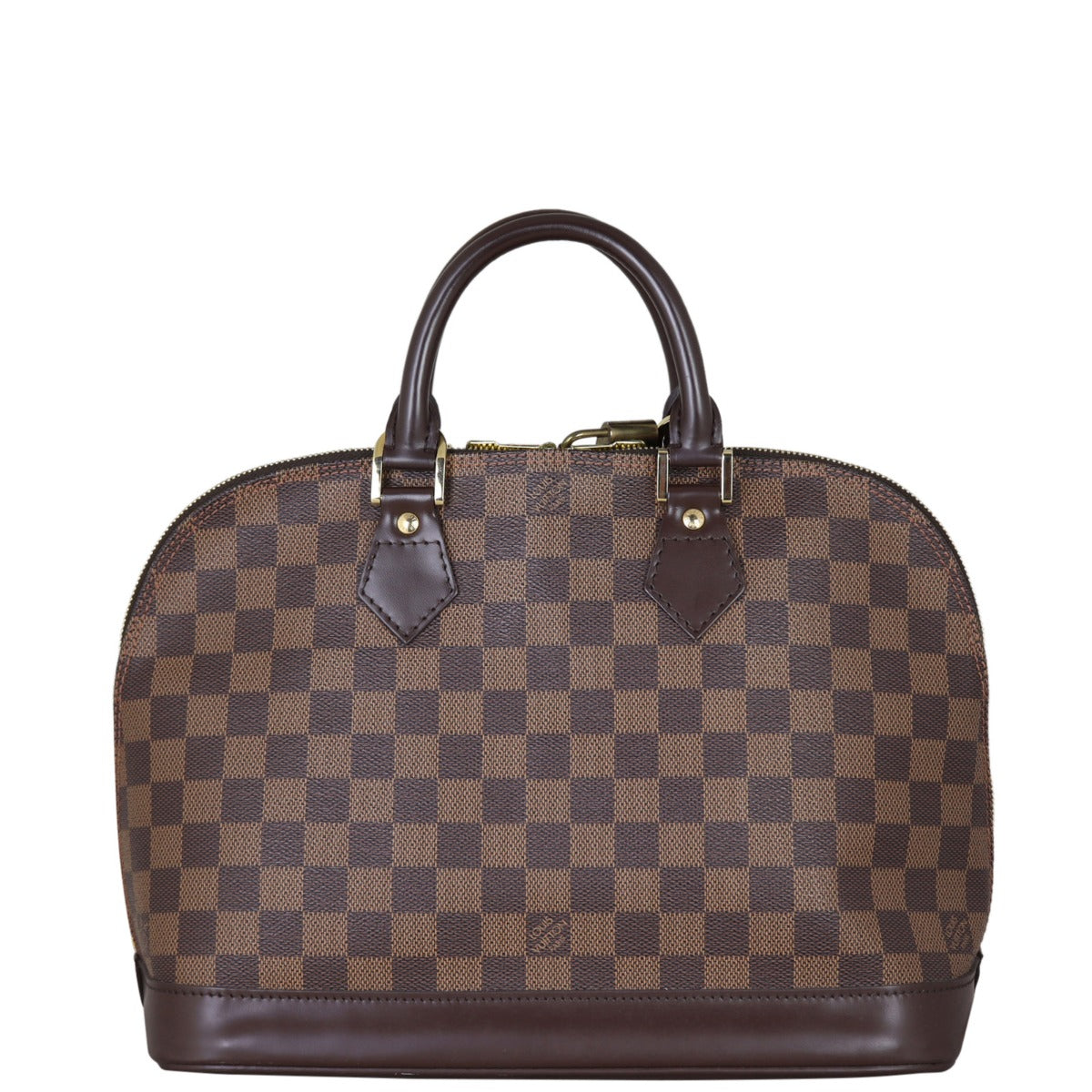 Louis Vuitton Alma PM Damier Ebene | Red Textile