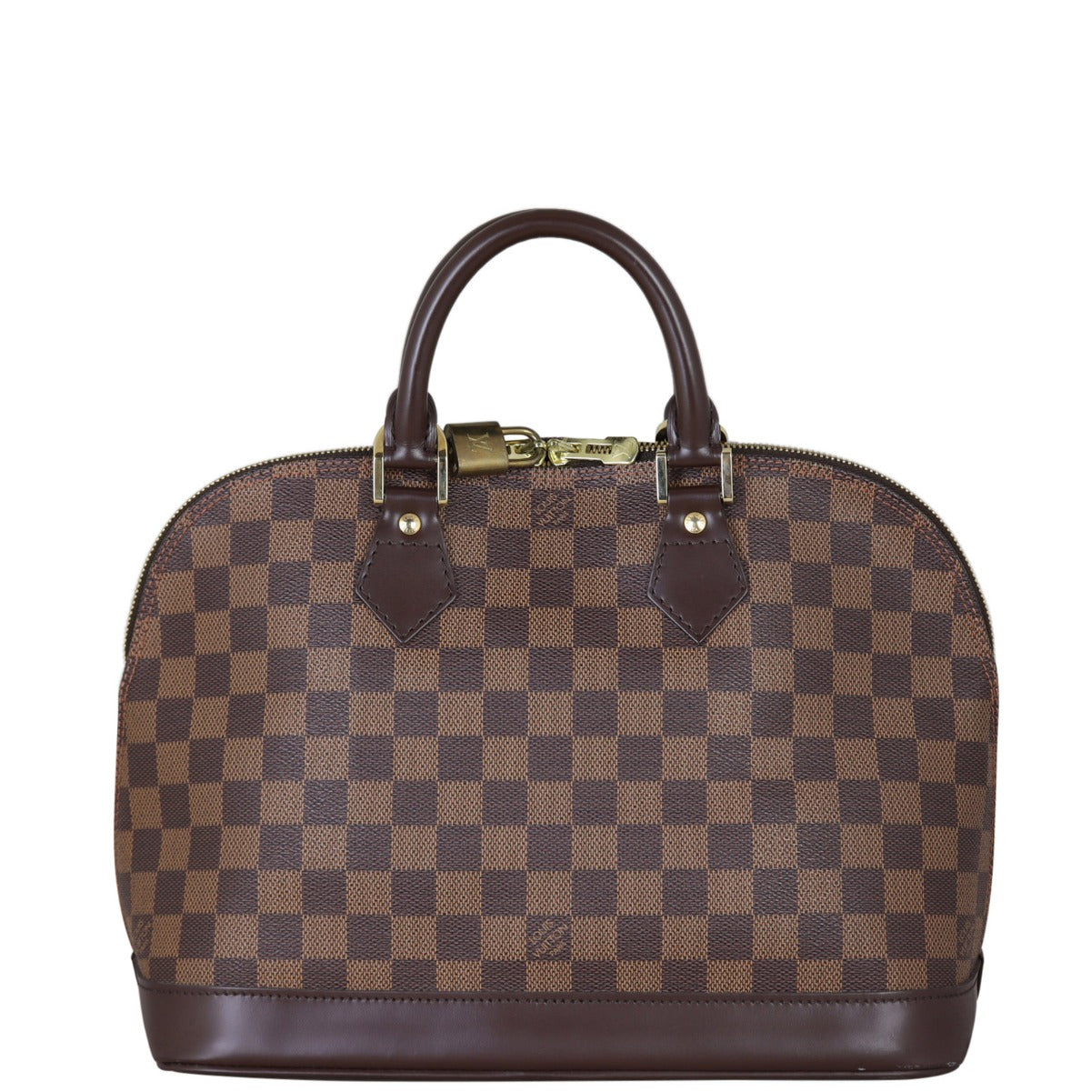 Louis Vuitton Alma PM Damier Ebene | Red Textile