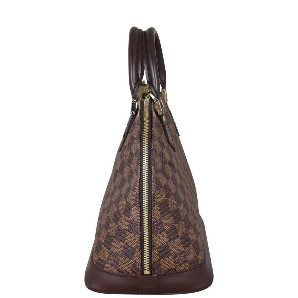 Louis Vuitton Alma PM Damier Ebene | Red Textile