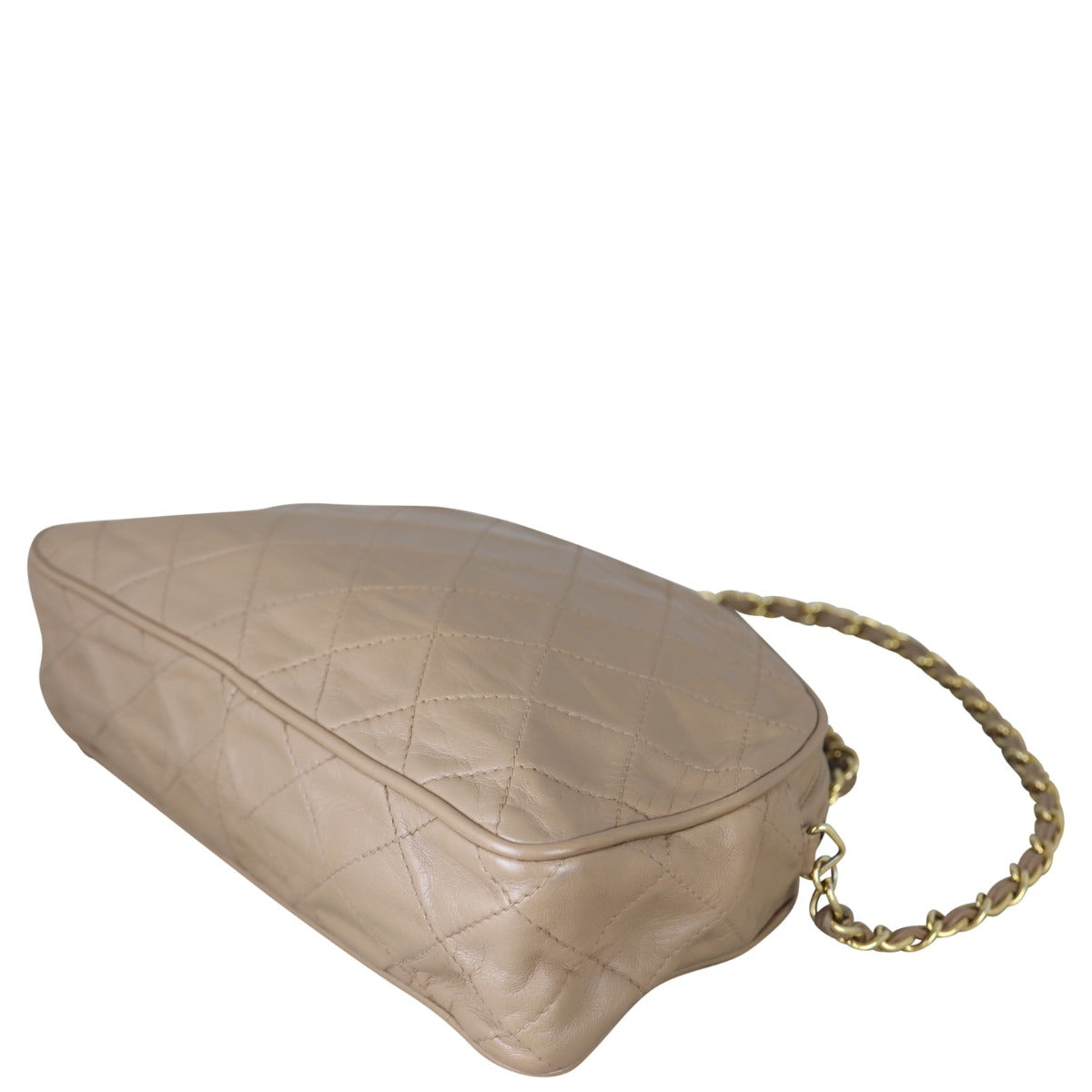 Chanel Vintage Camera Chain Bag | Dark Beige