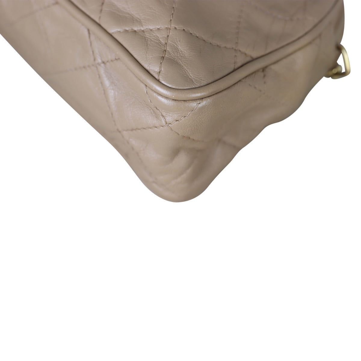 Chanel Vintage Camera Chain Bag | Dark Beige