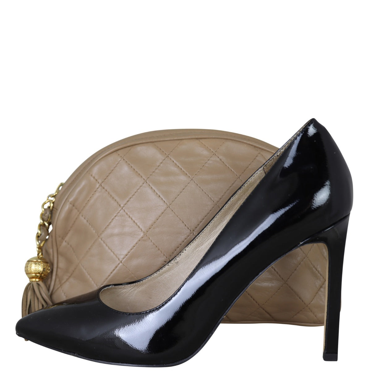 Chanel Vintage Camera Chain Bag | Dark Beige