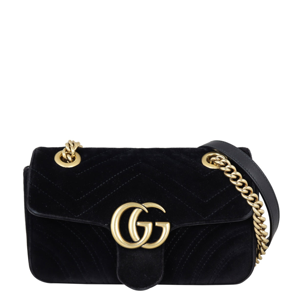 Gucci Marmont Velvet Mini Shoulder Bag