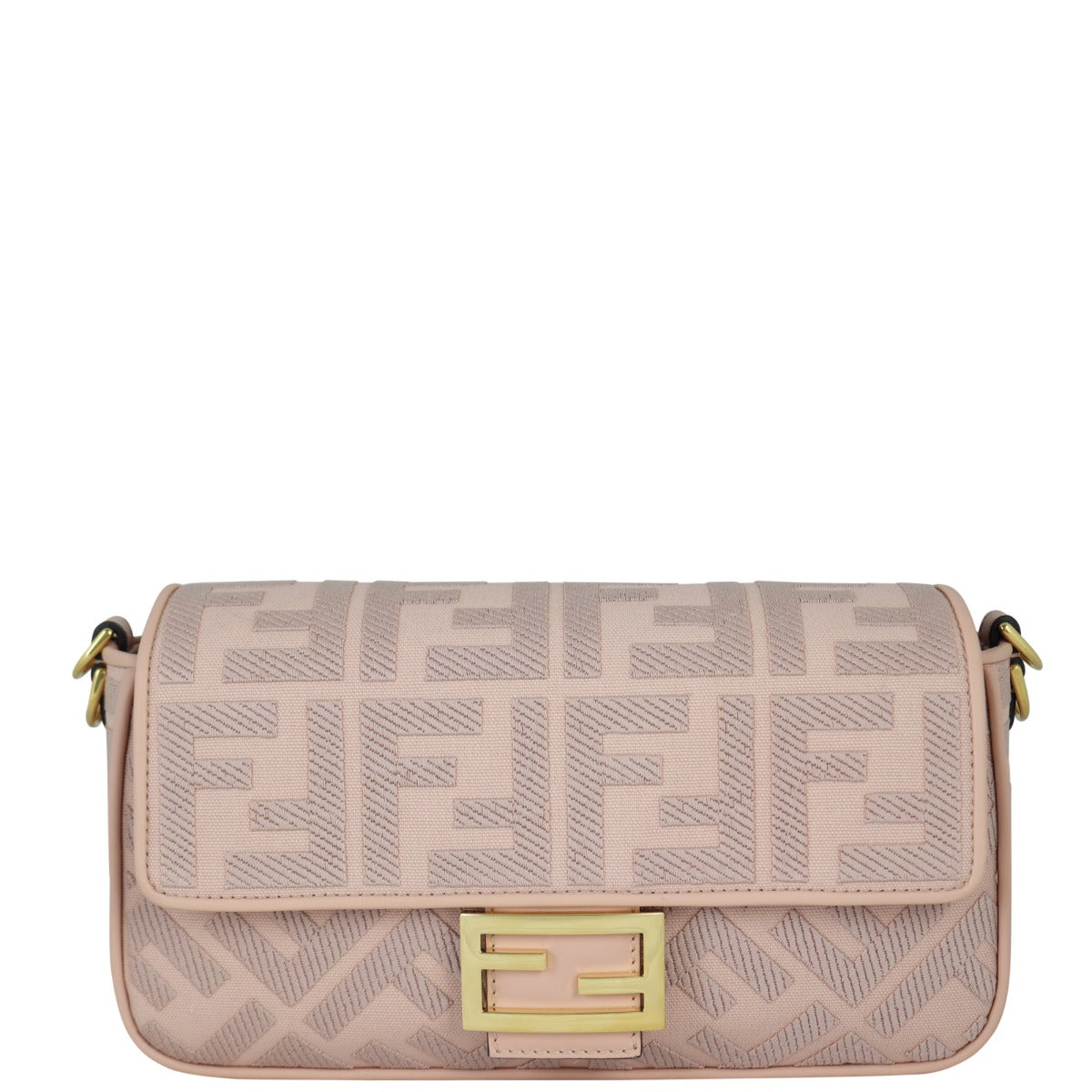 Fendi FF Baguette Bag Canvas