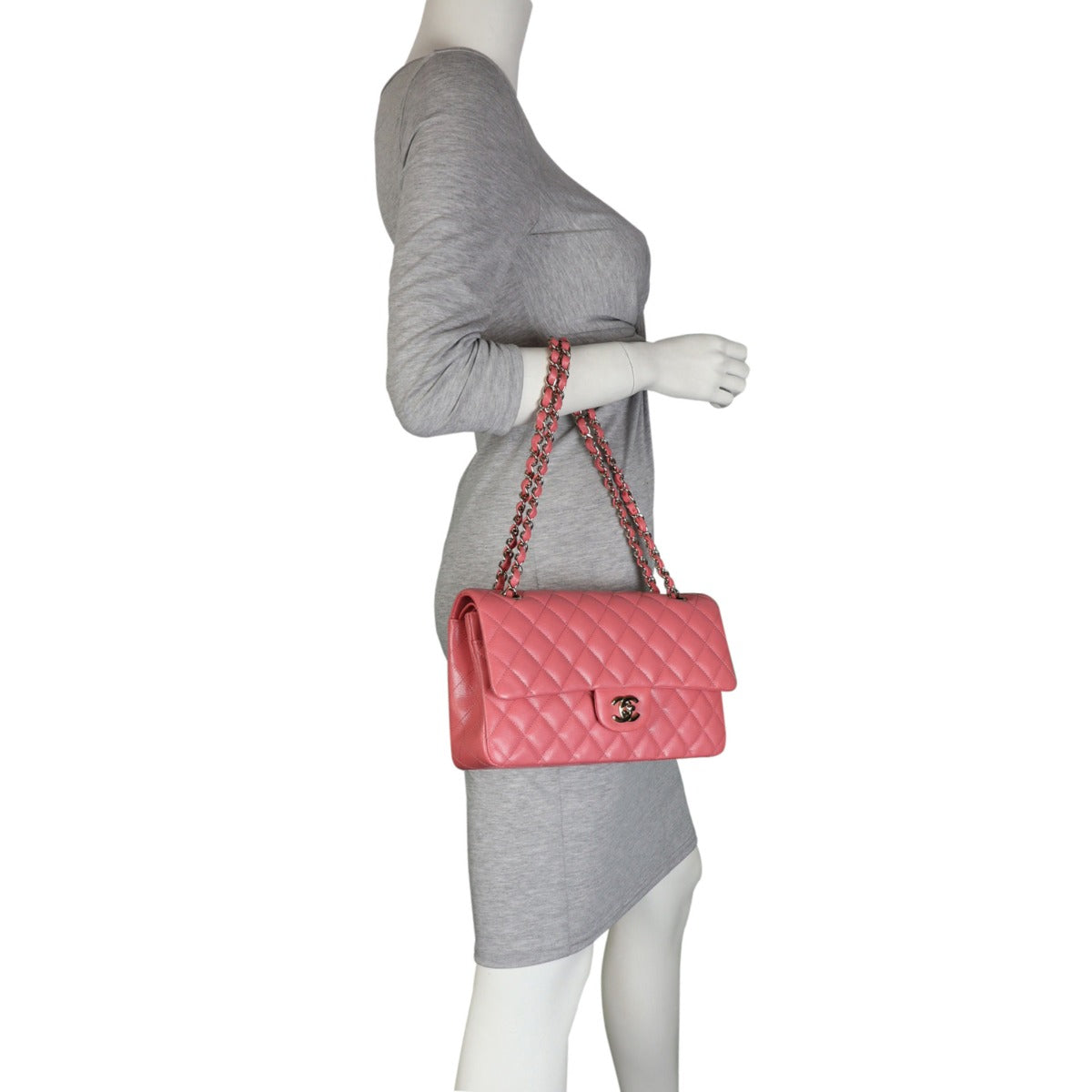 Chanel Classic Double Flap Medium | Bubblegum Pink