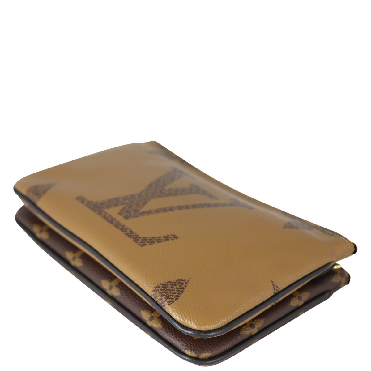 Louis Vuitton Pochette Double Zip Monogram Giant Reverse