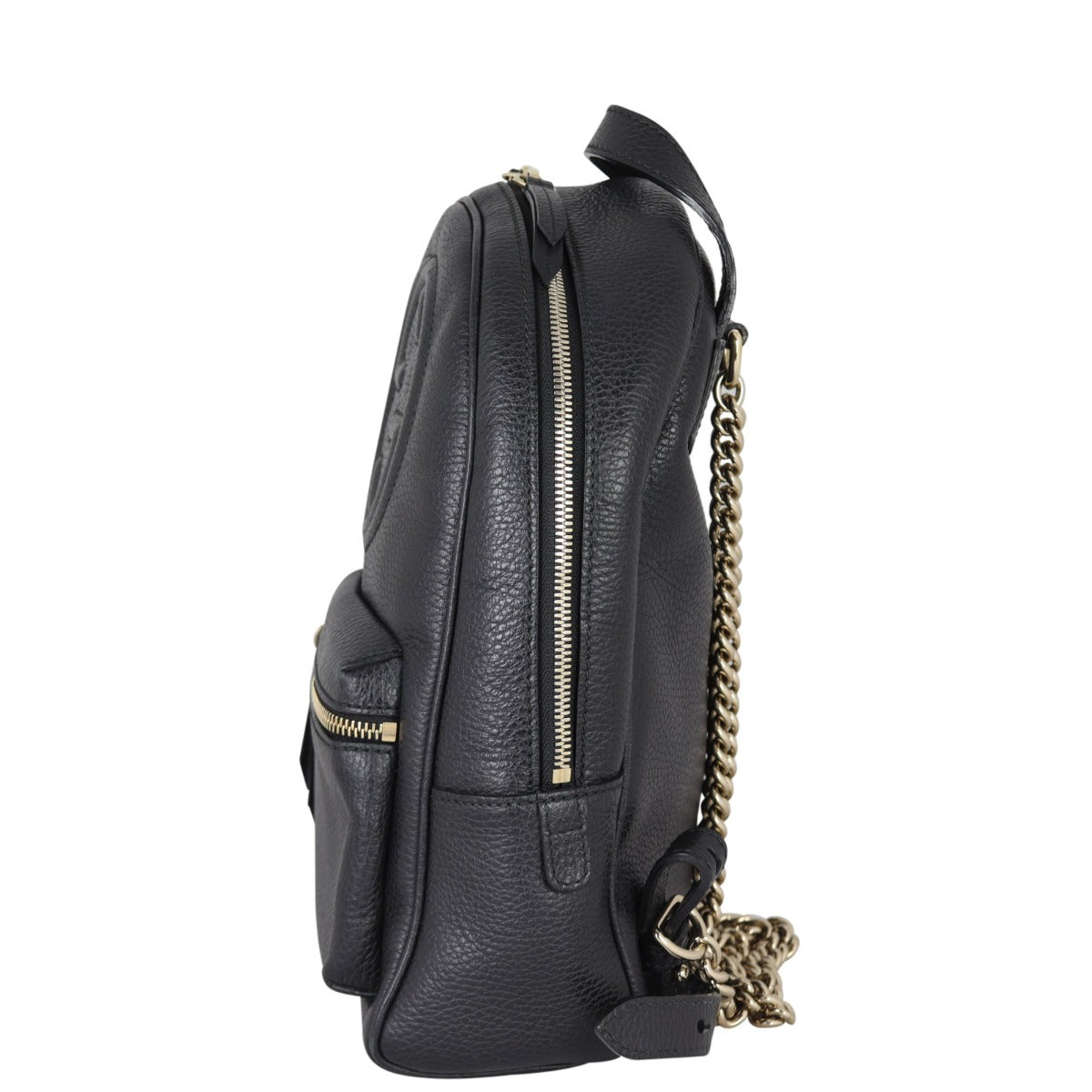 Gucci Soho Leather Chain Backpack