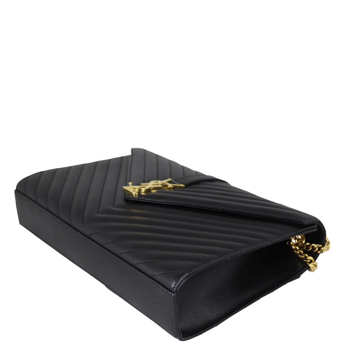Saint Laurent Matelasse Envelope Large Bag