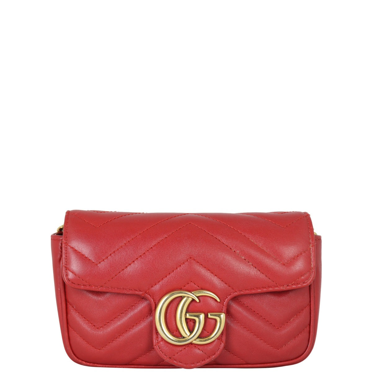 Gucci GG Marmont Matelasse Super Mini Shoulder Bag