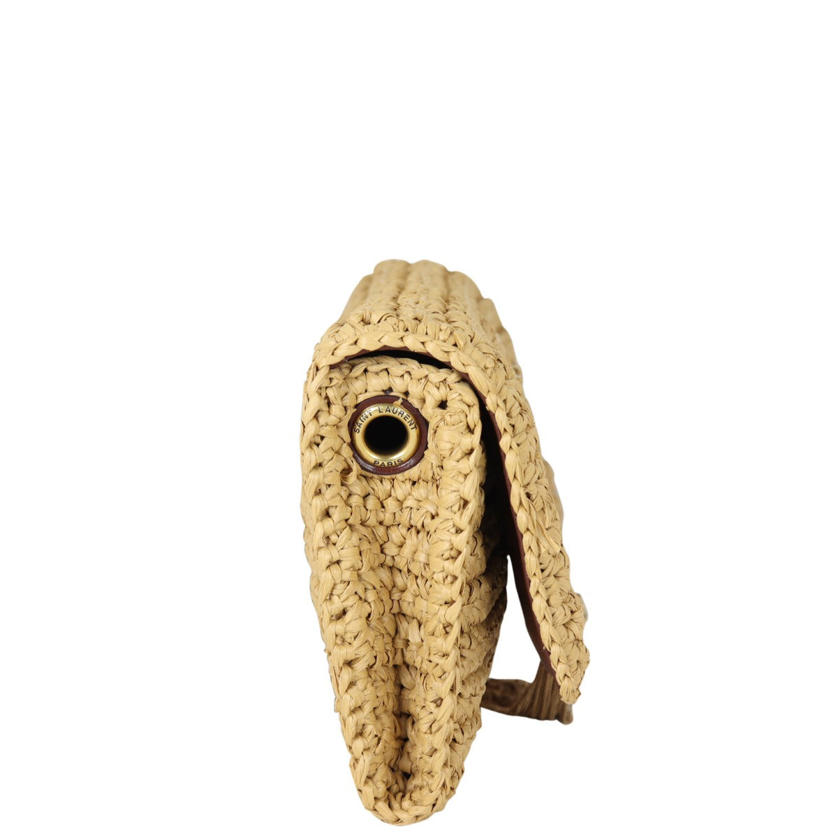 Saint Laurent Kate 99 Tassel Chain Bag Raffia