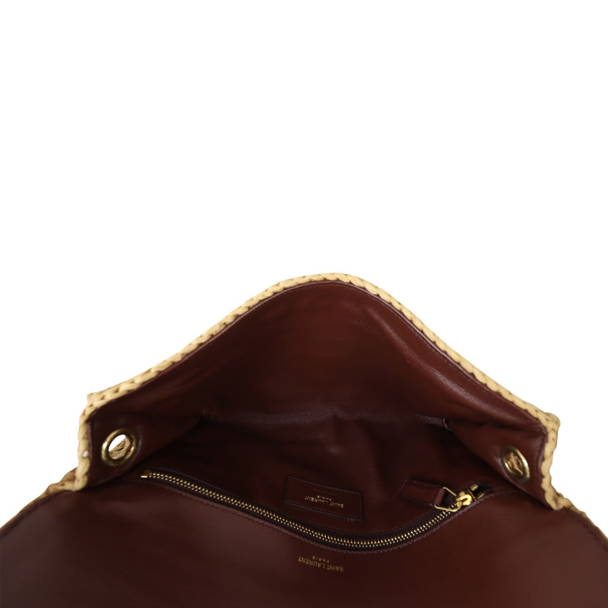 Saint Laurent Kate 99 Tassel Chain Bag Raffia