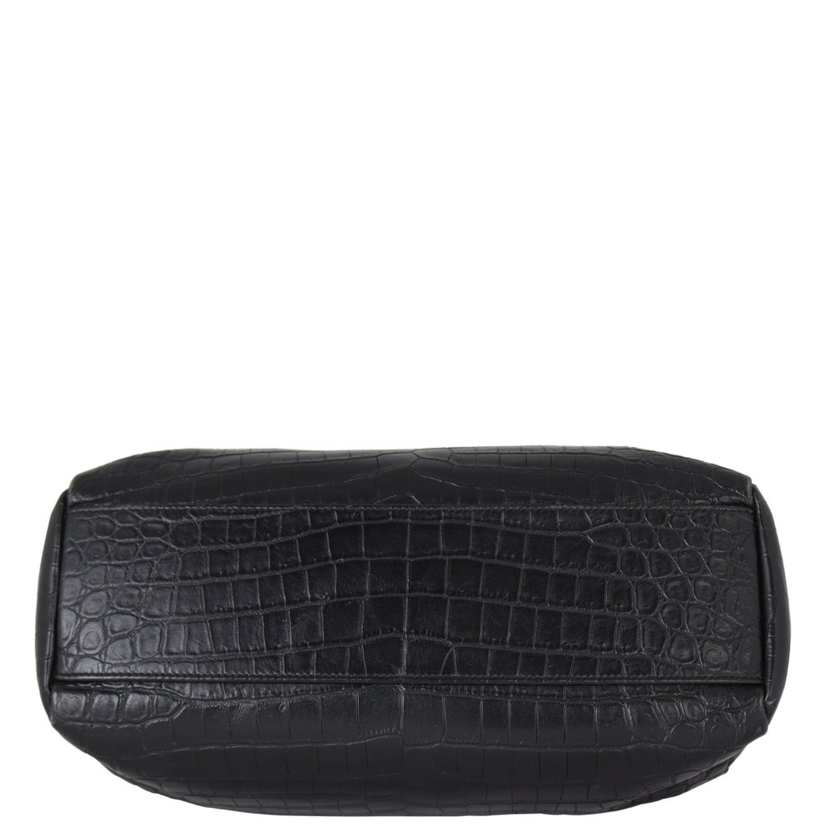 Saint Laurent West Hollywood Medium Croc-Embossed