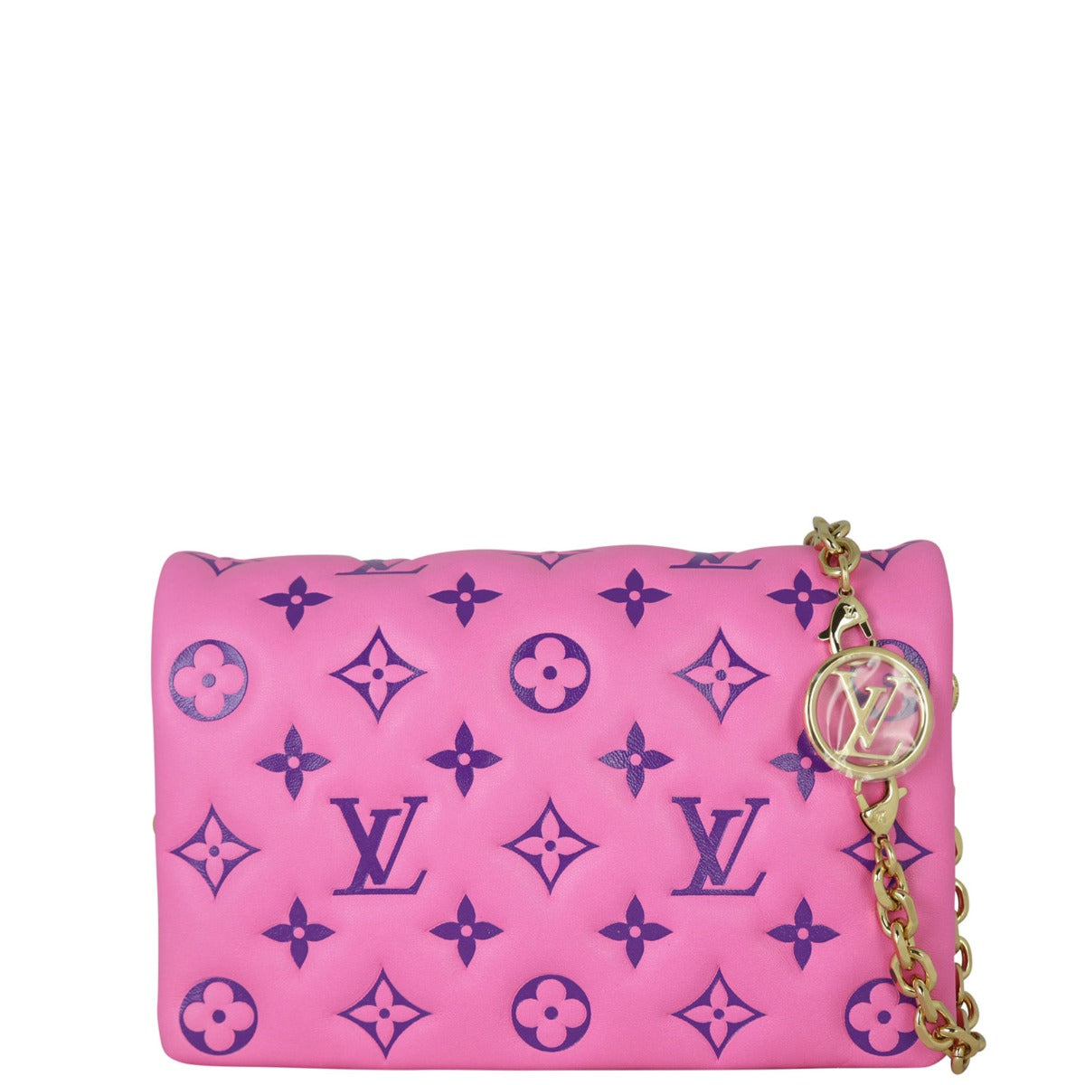 Louis Vuitton Pochette Coussin Monogram Embossed Lambskin