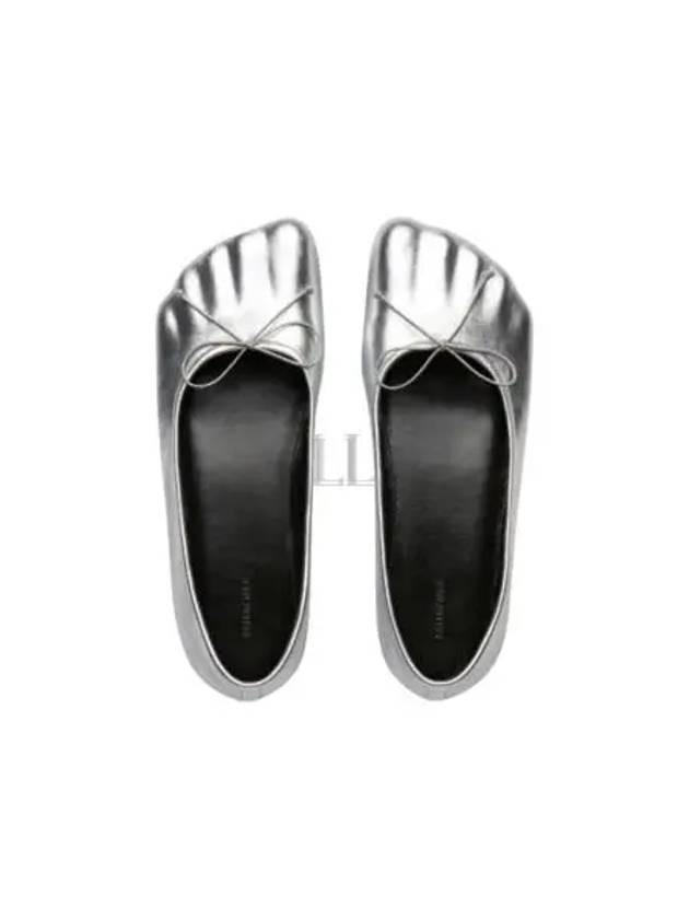 Luxury Balenciaga Trending 2025 Anatomic Metallized Ballerina Silver