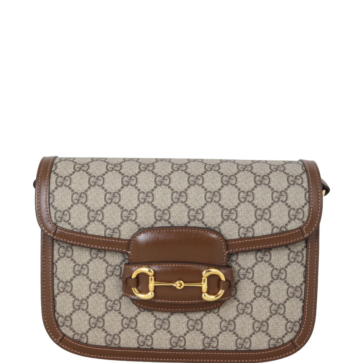Gucci GG Supreme 1955 Horsebit Shoulder Bag