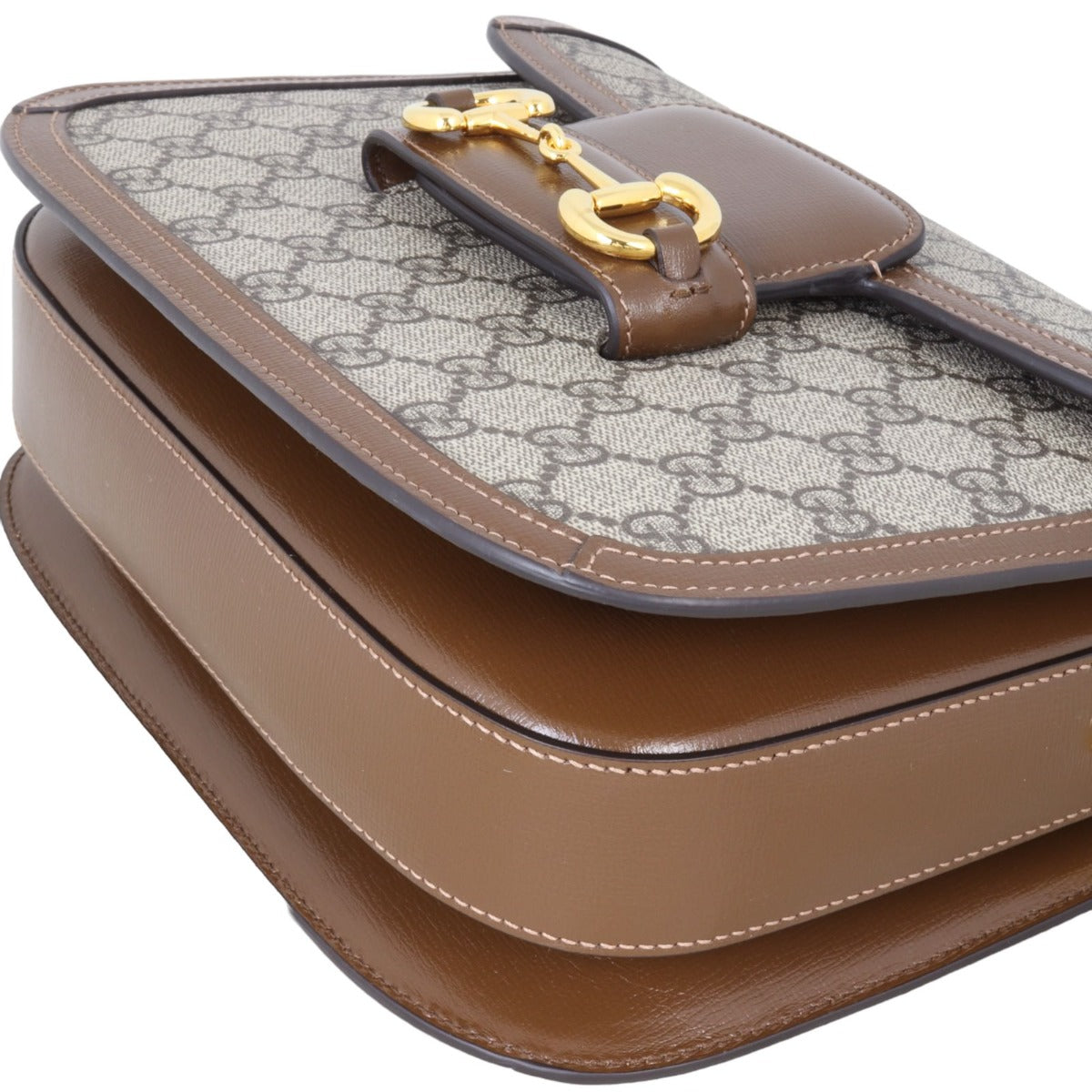 Gucci GG Supreme 1955 Horsebit Shoulder Bag