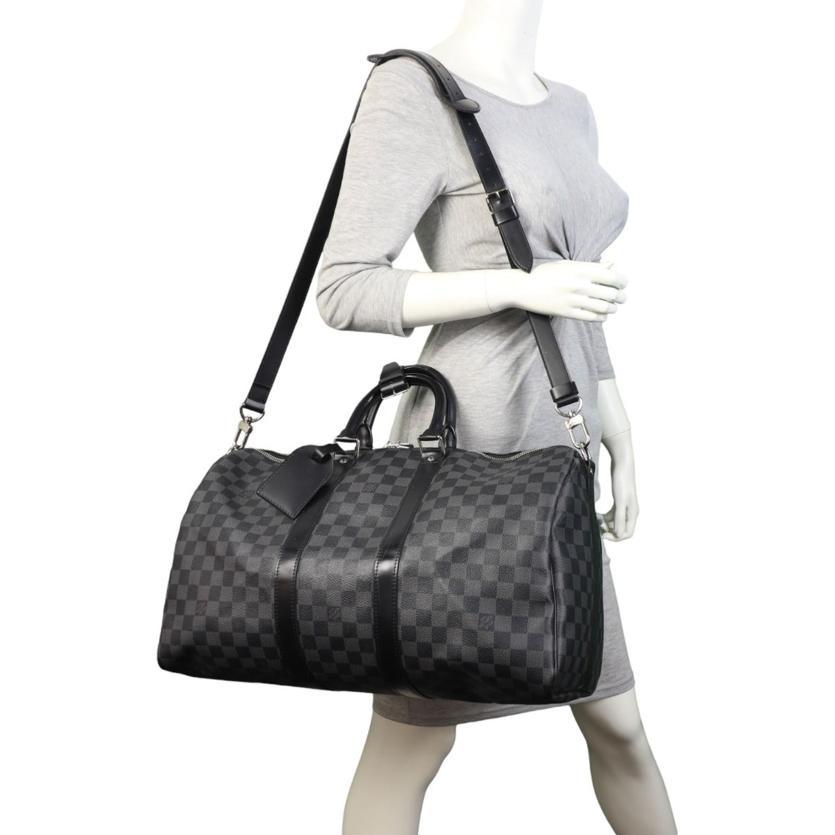 Louis Vuitton Keepall Bandouliere 45 Damier Graphite
