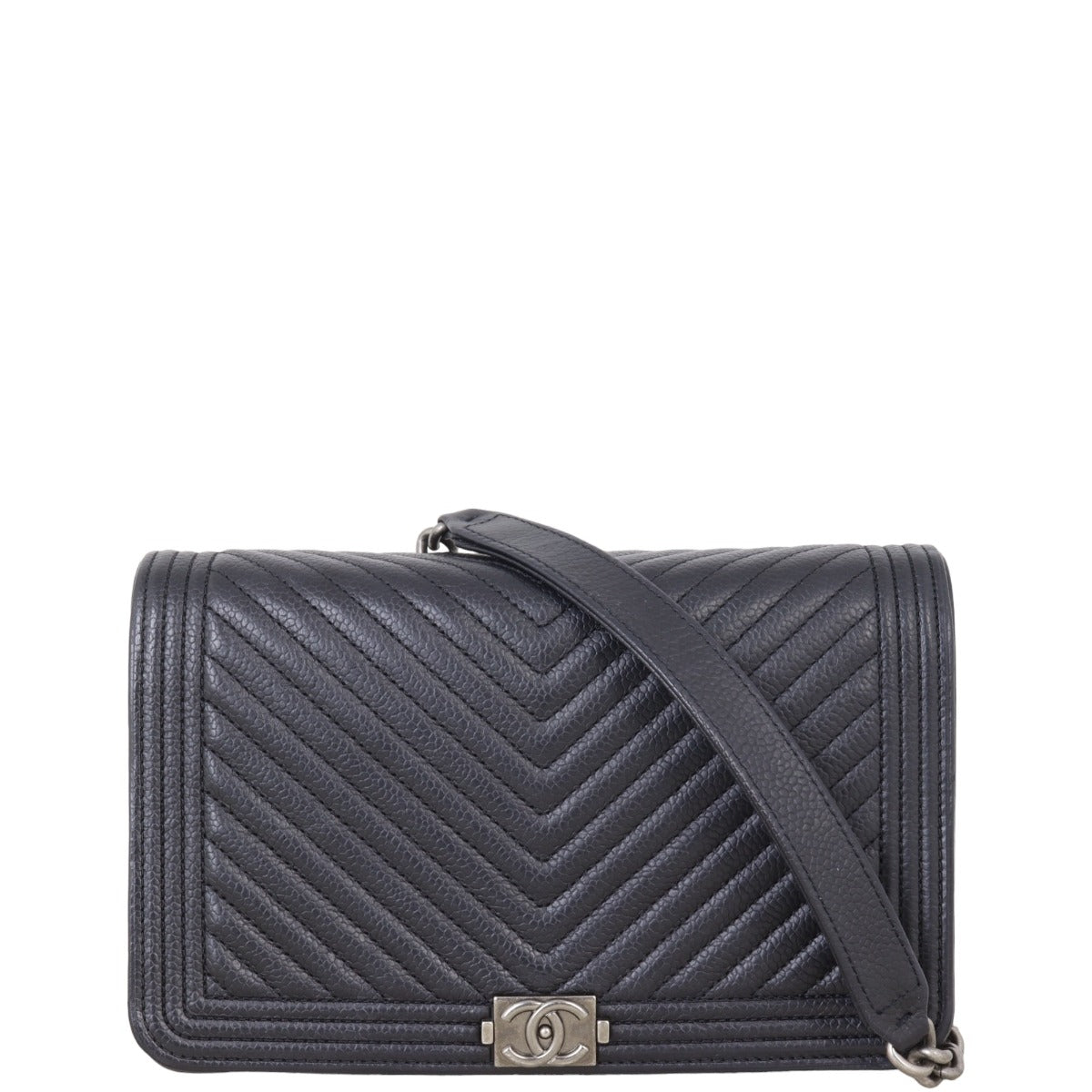 Chanel Boy Wallet on Chain Chevron