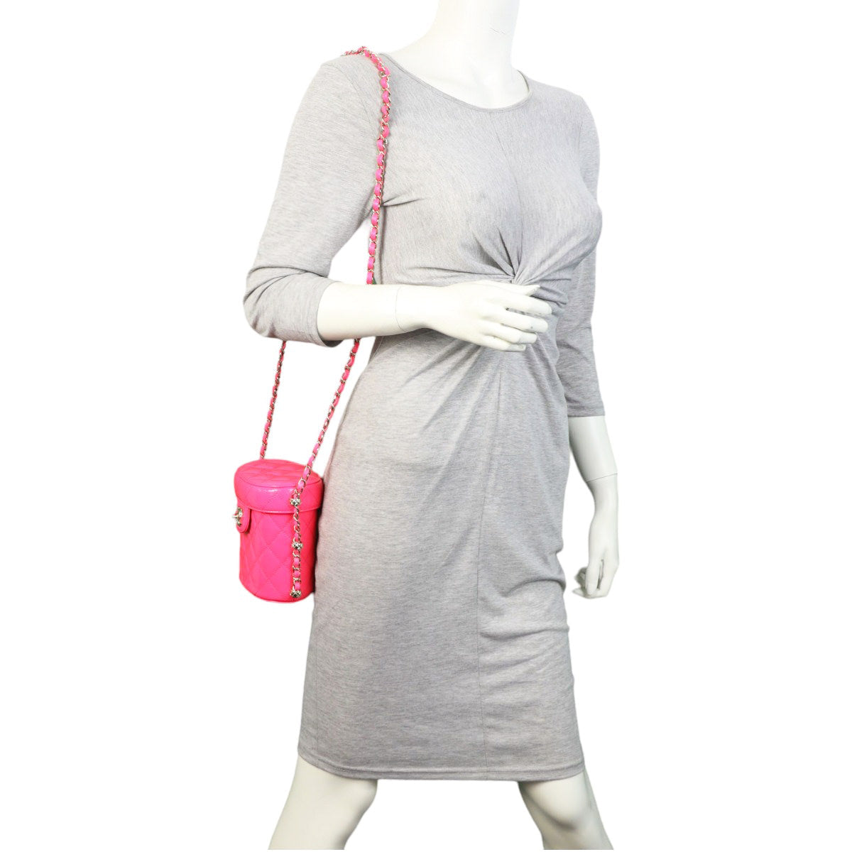 Chanel CC Quilted Vani-Tea Case Patent