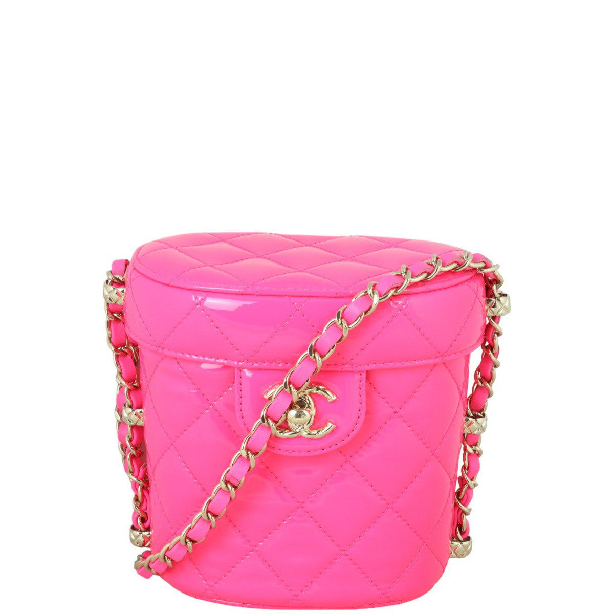 Chanel CC Quilted Vani-Tea Case Patent