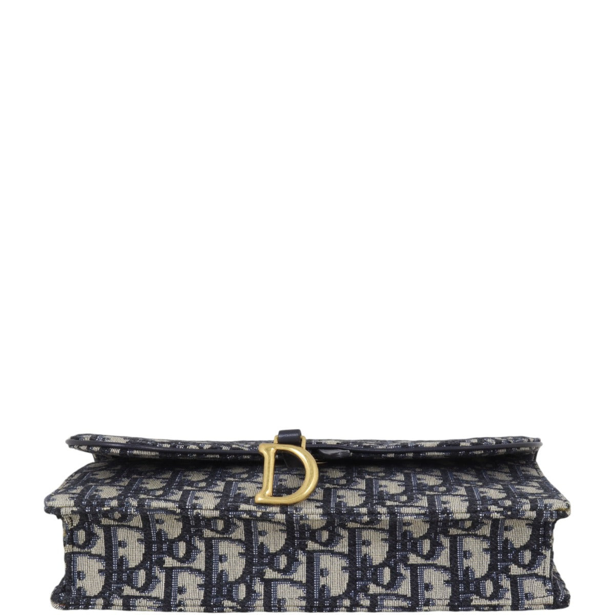 Dior Saddle Pouch Wallet on Chain Oblique