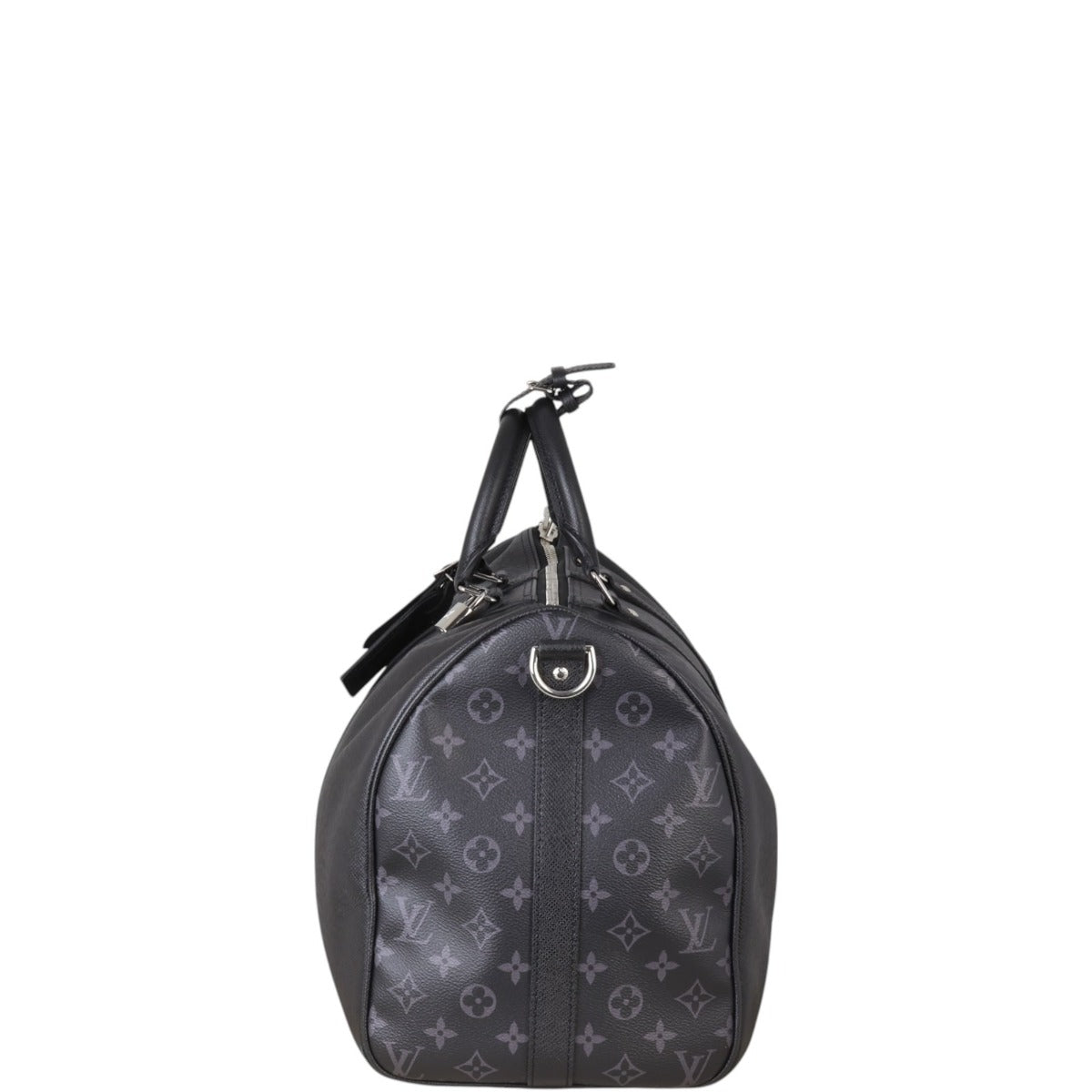 Louis Vuitton Keepall 50 Bandouliere Monogram Eclipse Taiga