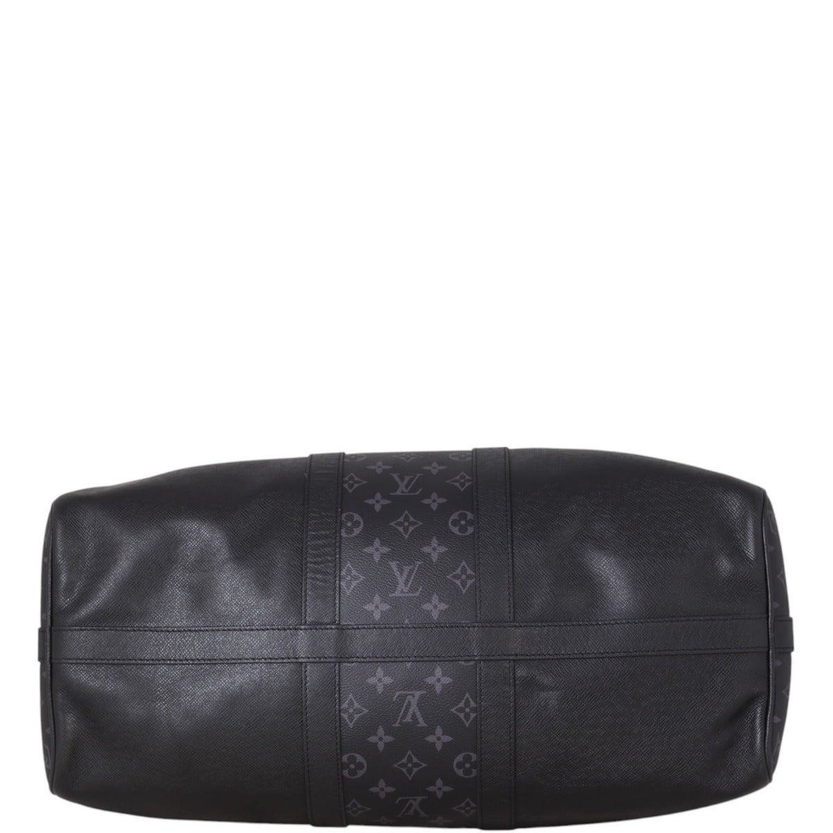 Louis Vuitton Keepall 50 Bandouliere Monogram Eclipse Taiga