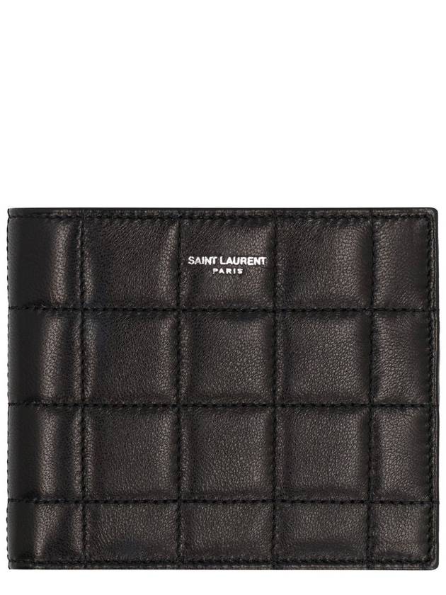 Luxury Saint Laurent Trending 2025 Men’s Wallet 756284AAB8V 1000 BLACK