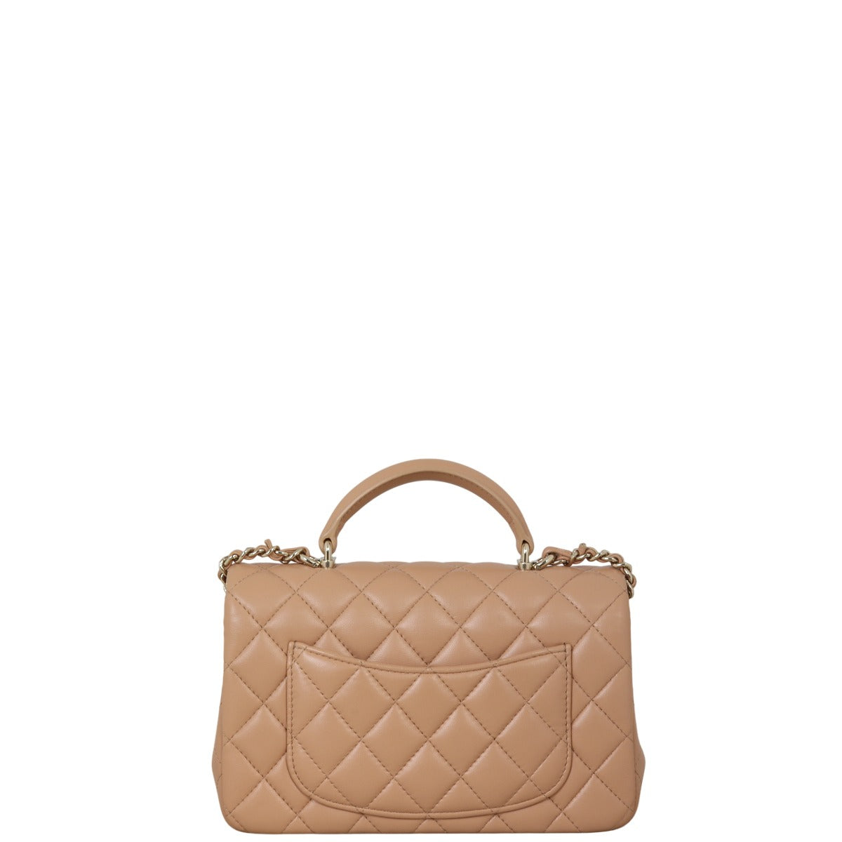 Chanel Classic Flap Mini Rectangular Top Handle Lambskin