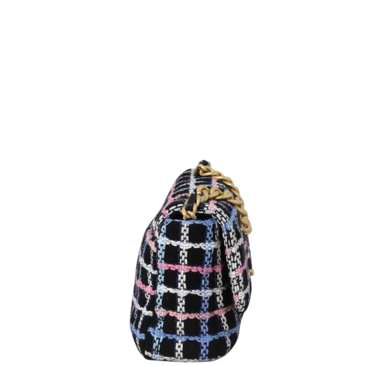 Chanel 19 Tweed Flap Bag Large