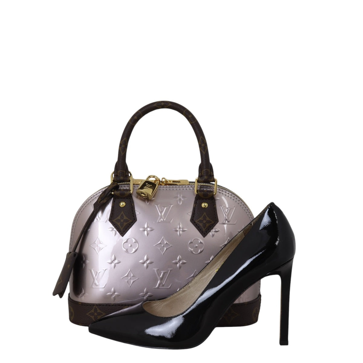 Louis Vuitton Alma BB Monogram Vernis Metallise