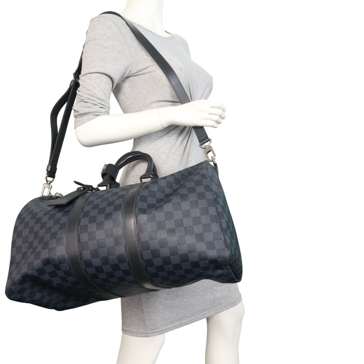 Louis Vuitton Keepall 45 Bandouliere Damier Cobalt
