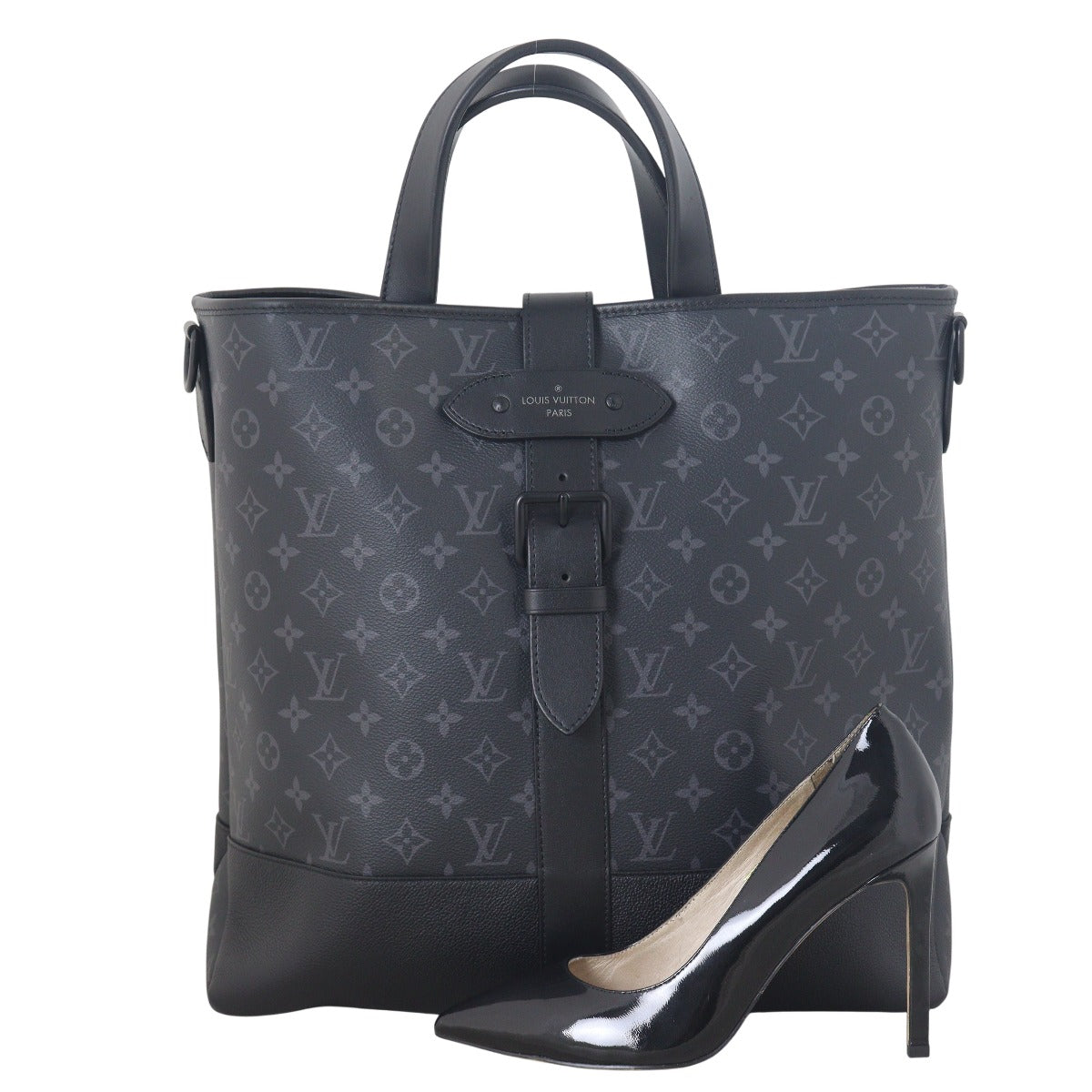 Louis Vuitton Saumur Tote Monogram Eclipse