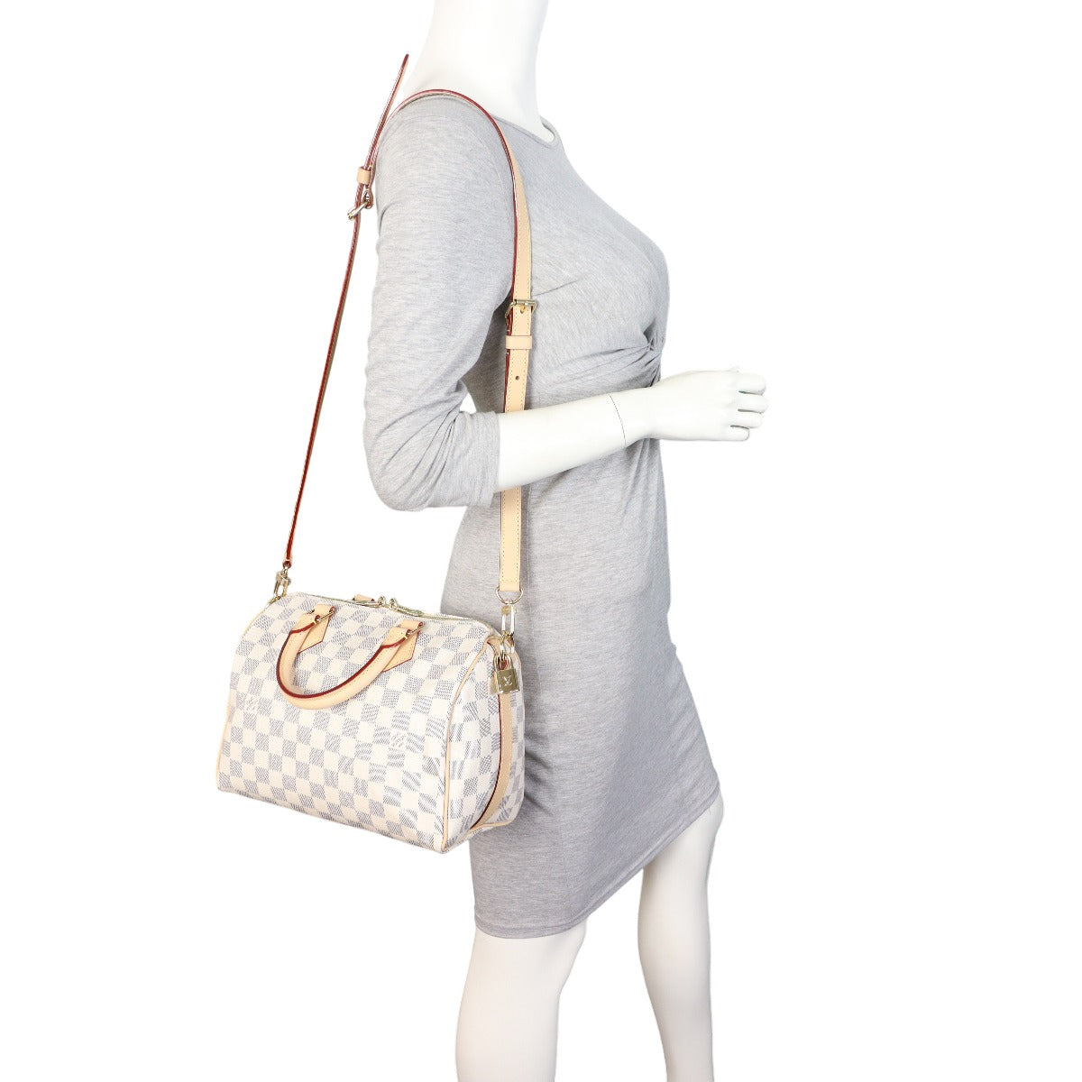 Louis Vuitton Speedy 25 Bandouliere Damier Azur