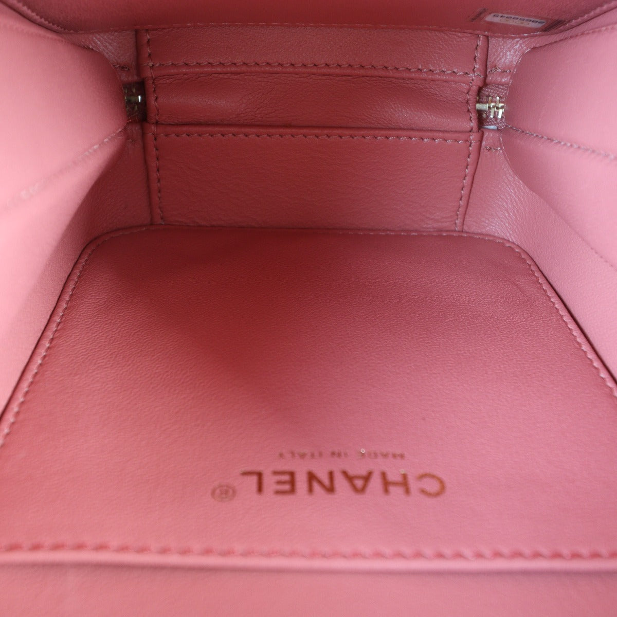 Chanel CC Filigree North-South Vanity Case