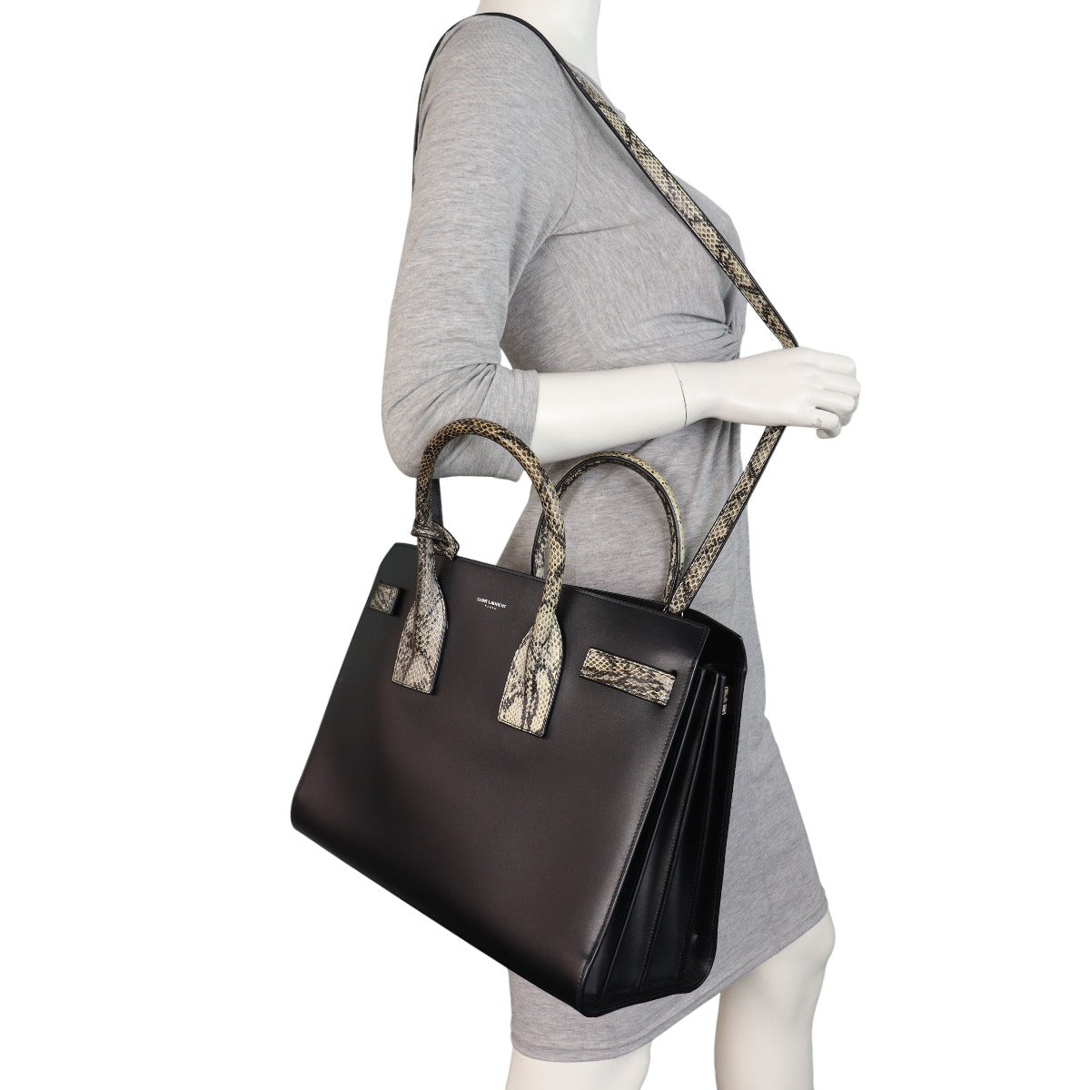 Saint Laurent Sac De Jour Small Python