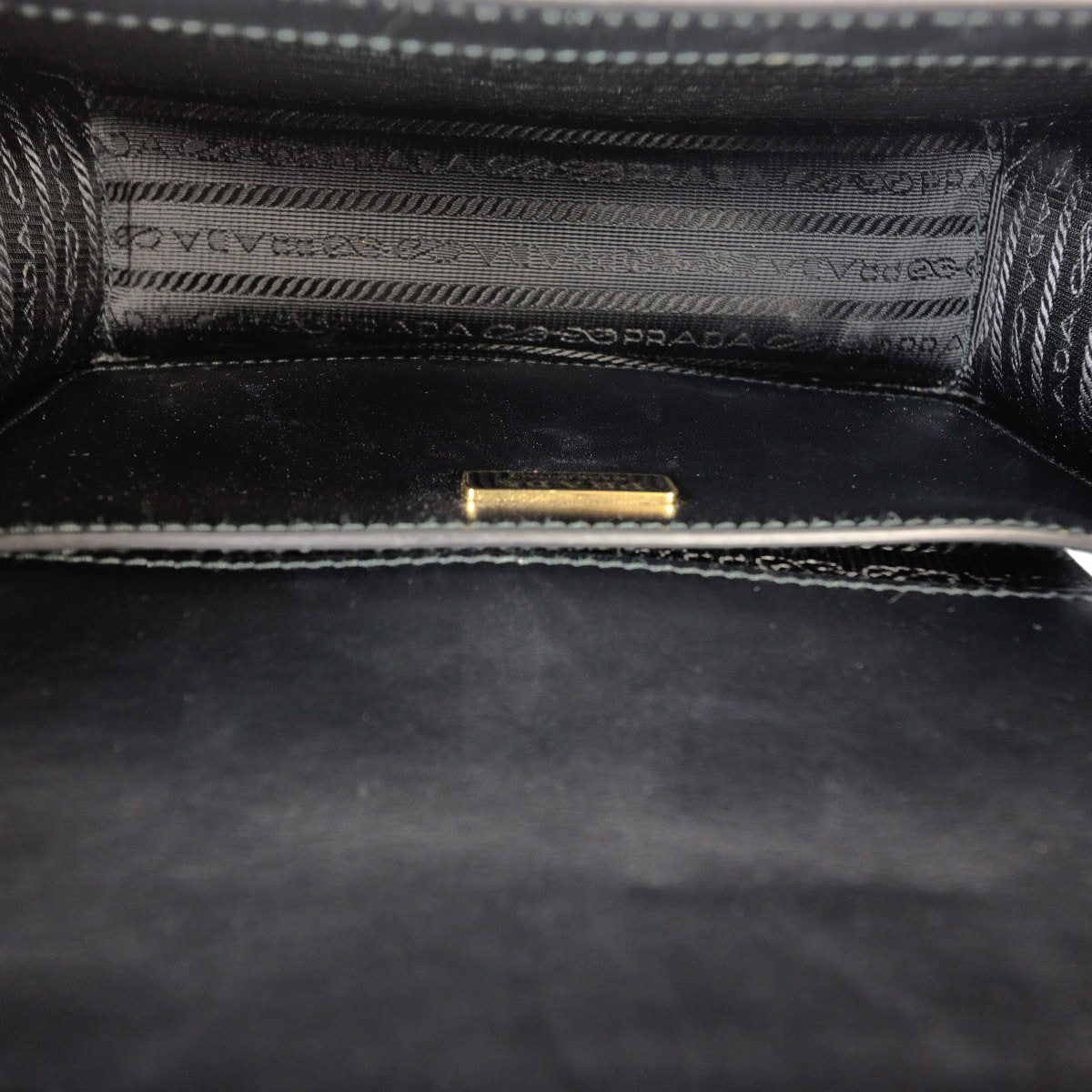 Prada Saffiano Cuir Embleme Flap Shoulder Bag