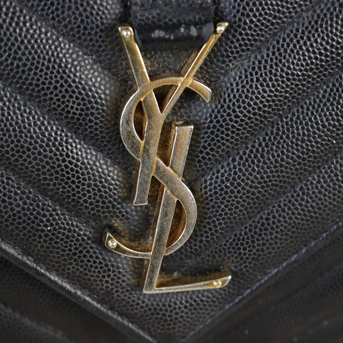 Saint Laurent Matelasse Envelope Medium Bag