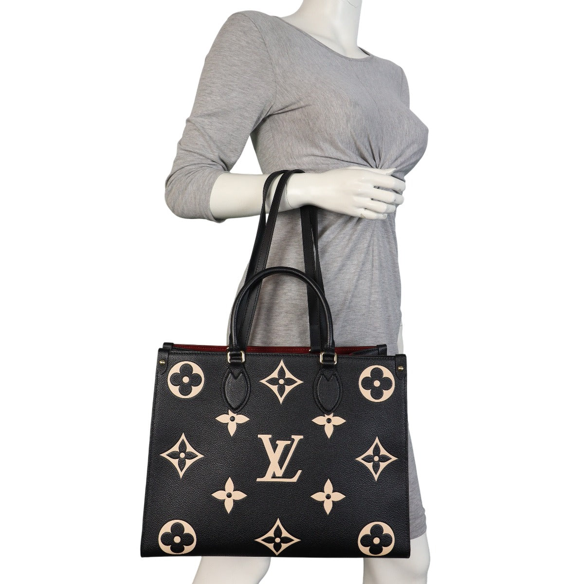 Louis Vuitton OnTheGo MM Monogram Empreinte Giant Bicolour