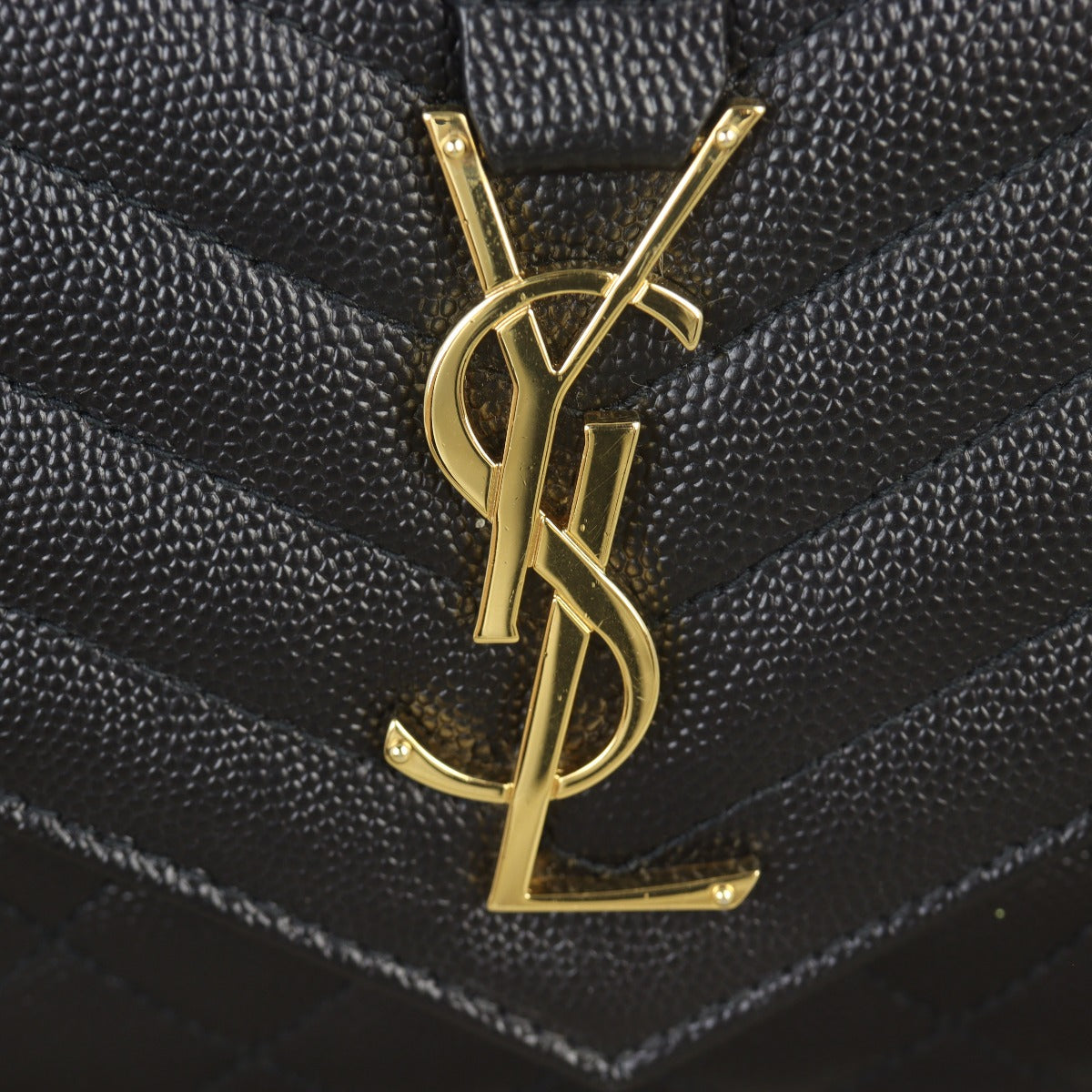 Saint Laurent Monogram Mix Matelasse Envelope Wallet on Chain