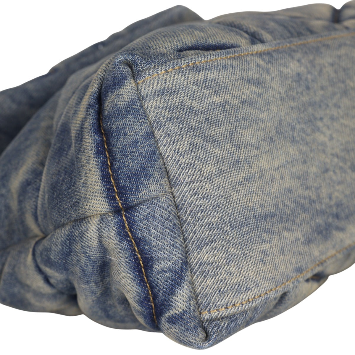 Saint Laurent Loulou Puffer Small Denim