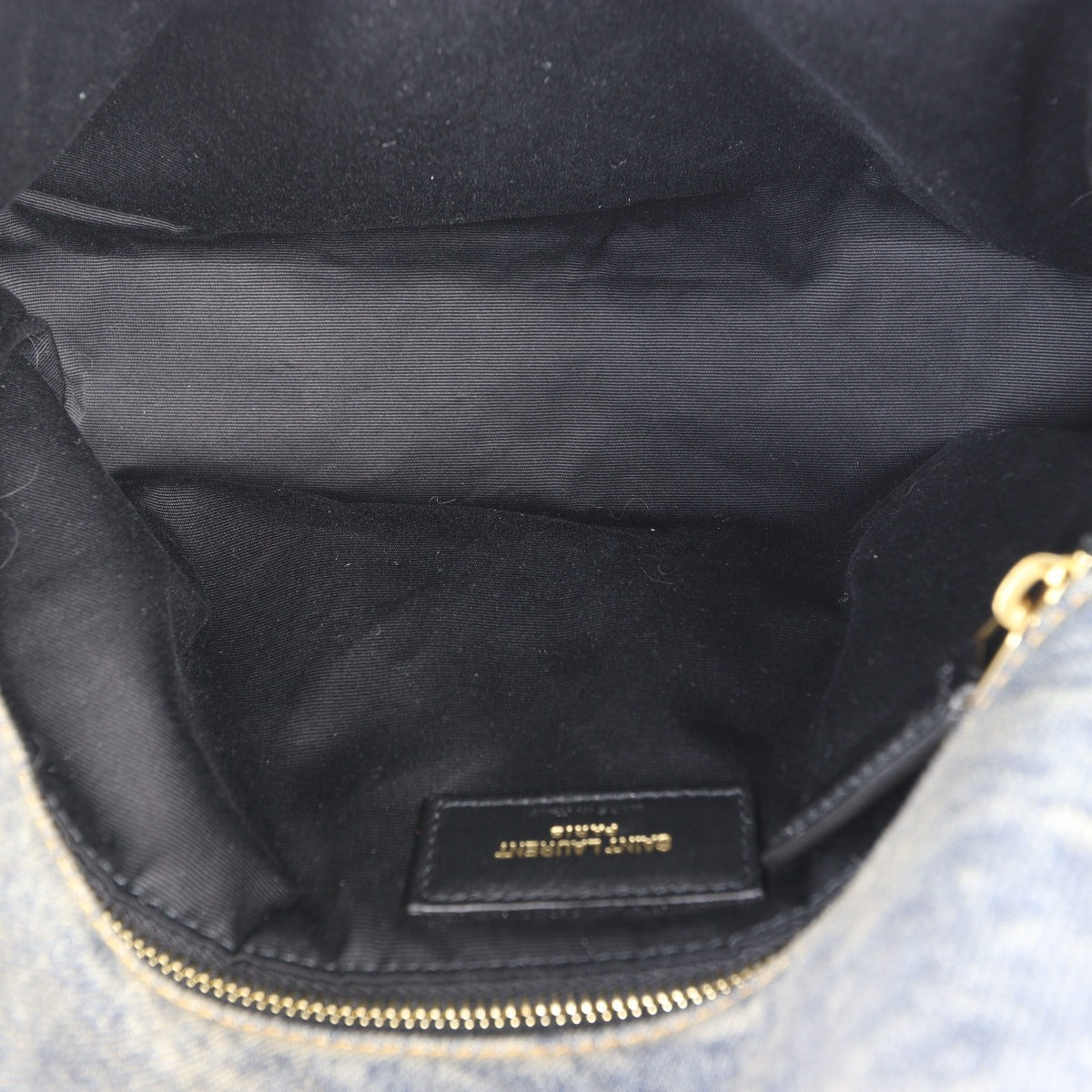 Saint Laurent Loulou Puffer Small Denim
