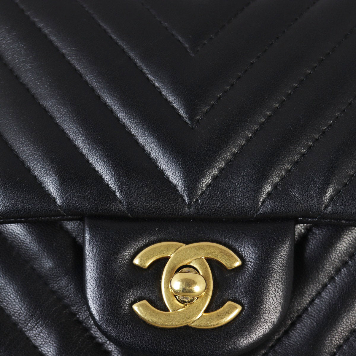 Chanel Classic Flap Mini Square Chevron